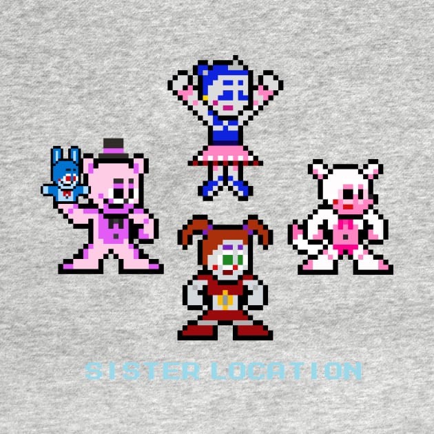 8-Bit Sister Location (Five Nights at Freddy's) by 8-BitHero